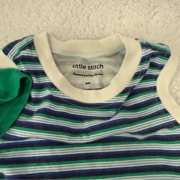 🧢 Baby Boy Summer Outfit Bundle 9M - Picture 3 of 3